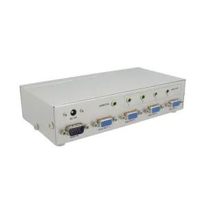VGA SPLITTER 1x4 + audio - 350Mhz — imagen 1