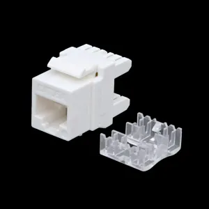 Keystone Jack 180º Cat.6 8P8C, blanco — imagen 1