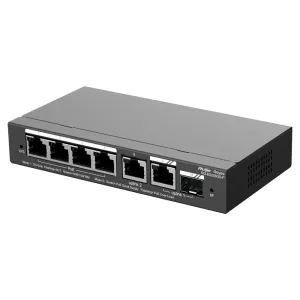 Reyee Switch PoE Cloud - 4 Puertos PoE+ + 2 Puertos  Rj45 + 1 SFP Combo - Máximo 54W — imagen 4