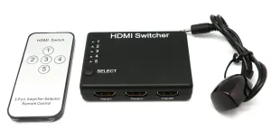 Conmutador HDMI 5x1, con infrarrojos — imagen 1