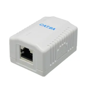 Caja de superficie BLINDADA RJ45 Cat.6A, 1 salida — imagen 1
