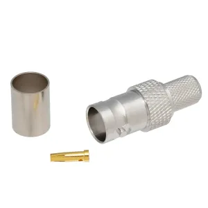 BNC Hembra Crimpar para RG-6, PTFE — imagen 4