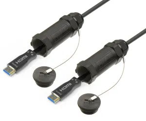 HDMI 2.0 Blindado de fibra óptica 4K@60Hz, 30m — imagen 1