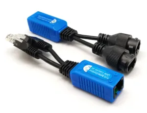 Balun /splitter PoE doble hembra, para cámaras IP — imagen 1