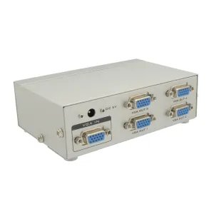 VGA SPLITTER 1x4 - 250Mhz — imagen 1
