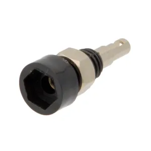 Base Hembra Negra de 2mm para Banana con Conexión de Soldar — imagen 1