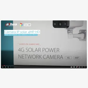 Tubular IP H265 4M Iluminación Dual LED20m/IR30m 3.6mm IP67 PIR MIC/Altavoz E/S 4G AI + Panel Solar — imagen 5