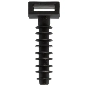 Taco de sujeción para brida, 8.1 x 38.1 mm, Negro — imagen 3