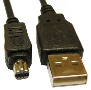 USB A 4P MACHO - MINI USB 8P. MACHO, 2m, PARA CAMARAS NIKON — imagen 1