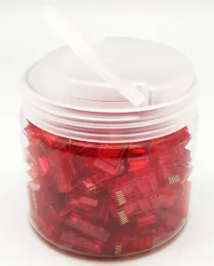 UTP Cat. 6 RJ45, SIN GUIAS, Rojo — imagen 2
