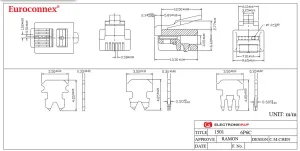 RJ- 12, PARA CABLE PLANO 6P6C — imagen 2