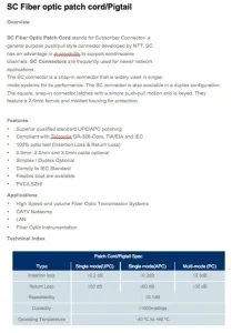 Latiguillo SC/APC a SC/APC SX SM OS2 G657A2 LSZH, 5m — imagen 2