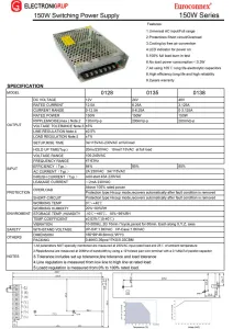Fuente Aliment. Ind. 12V 150W 12.5A — imagen 2