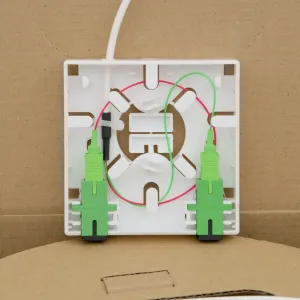 KIT ICT2 acometida para viviendas Caja + 2 Fibras conectorizada SC/APC CPR-Dca, 60m — imagen 3