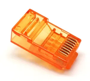 UTP Cat. 6 RJ45, SIN GUIAS, Naranja — imagen 1