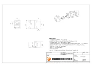 RJ45 UTP Keystone Cat.6A Negro sin herramientas — imagen 4