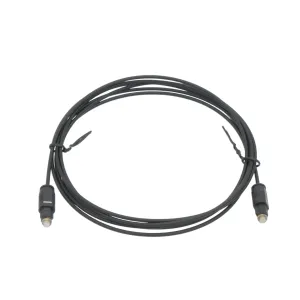 Cable Fibra Óptica TOSLINK 2.2mm - Conexión Macho a Macho de 1m — imagen 2