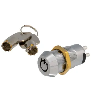Interruptor cerradura ON-OFF-ON, 125V/1A (250V/0.5A) — imagen 1