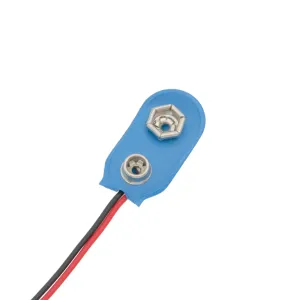 Clip para pila de 9V con cable — imagen 1