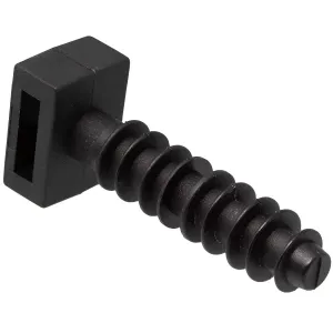 Taco de sujeción para brida, 9.8 x 43.6 mm, Negro — imagen 1