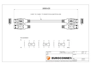USB 3.0,  A MACHO - A MACHO, 1.8m — imagen 2